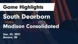 South Dearborn  vs Madison Consolidated  Game Highlights - Jan. 23, 2021