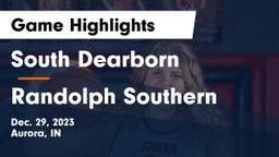 South Dearborn  vs Randolph Southern  Game Highlights - Dec. 29, 2023