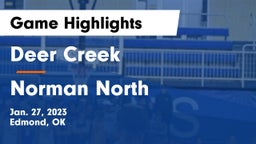 Deer Creek  vs Norman North  Game Highlights - Jan. 27, 2023