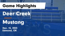 Deer Creek  vs Mustang  Game Highlights - Dec. 15, 2023