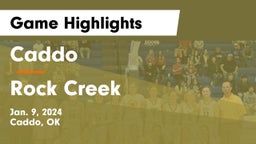 Caddo  vs Rock Creek  Game Highlights - Jan. 9, 2024