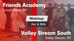 Matchup: Friends Academy vs. Valley Stream South  2016