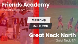 Matchup: Friends Academy  vs. Great Neck North 2018