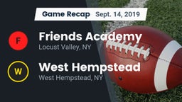Recap: Friends Academy  vs. West Hempstead  2019