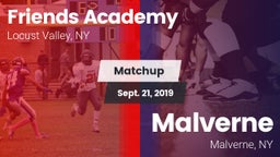 Matchup: Friends Academy  vs. Malverne  2019