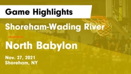 Shoreham-Wading River  vs North Babylon Game Highlights - Nov. 27, 2021