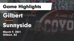 Gilbert  vs Sunnyside Game Highlights - March 9, 2021