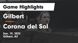 Gilbert  vs Corona del Sol  Game Highlights - Jan. 19, 2023