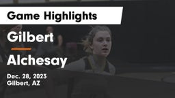 Gilbert  vs Alchesay  Game Highlights - Dec. 28, 2023