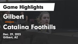 Gilbert  vs Catalina Foothills  Game Highlights - Dec. 29, 2023