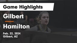 Gilbert  vs Hamilton Game Highlights - Feb. 22, 2024