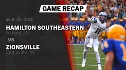 Recap: Hamilton Southeastern  vs. Zionsville  2016