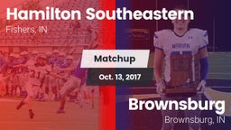 Matchup: Hamilton SE vs. Brownsburg  2017