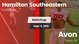 Matchup: Hamilton SE vs. Avon  2019