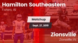 Matchup: Hamilton SE vs. Zionsville  2019