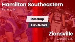 Matchup: Hamilton SE vs. Zionsville  2020