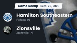 Recap: Hamilton Southeastern  vs. Zionsville  2020