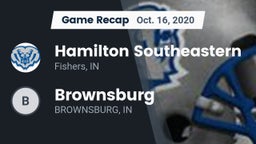 Recap: Hamilton Southeastern  vs. Brownsburg  2020