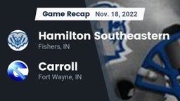 Recap: Hamilton Southeastern  vs. Carroll  2022
