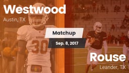 Matchup: Westwood  vs. Rouse  2017