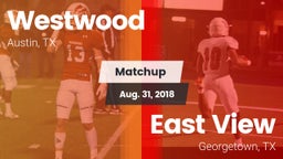 Matchup: Westwood  vs. East View  2018