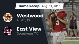Recap: Westwood  vs. East View  2018