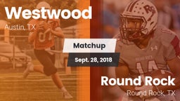Matchup: Westwood  vs. Round Rock  2018