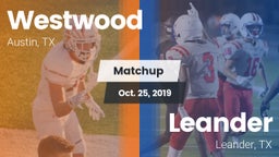 Matchup: Westwood  vs. Leander  2019