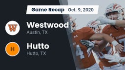 Recap: Westwood  vs. Hutto  2020