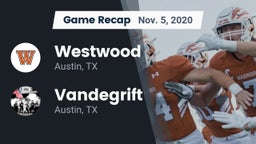 Recap: Westwood  vs. Vandegrift  2020