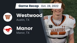 Recap: Westwood  vs. Manor  2022