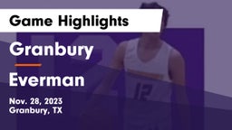 Granbury  vs Everman  Game Highlights - Nov. 28, 2023