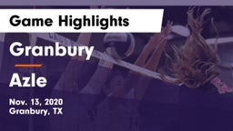 Granbury  vs Azle  Game Highlights - Nov. 13, 2020