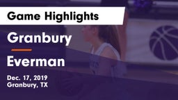 Granbury  vs Everman  Game Highlights - Dec. 17, 2019