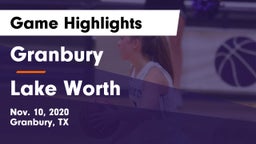 Granbury  vs Lake Worth  Game Highlights - Nov. 10, 2020
