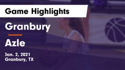 Granbury  vs Azle  Game Highlights - Jan. 2, 2021