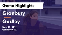 Granbury  vs Godley  Game Highlights - Nov. 23, 2021