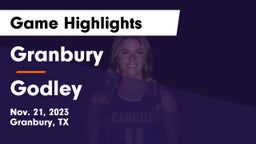 Granbury  vs Godley  Game Highlights - Nov. 21, 2023