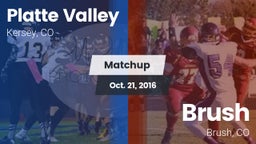 Matchup: Platte Valley High vs. Brush  2016