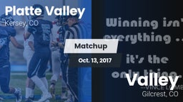 Matchup: Platte Valley High vs. Valley  2017