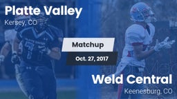 Matchup: Platte Valley High vs. Weld Central  2017