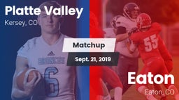 Matchup: Platte Valley High vs. Eaton  2019