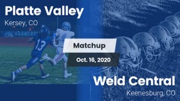 Matchup: Platte Valley High vs. Weld Central  2020