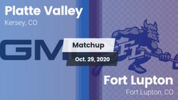 Matchup: Platte Valley High vs. Fort Lupton  2020