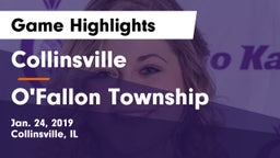 Collinsville  vs O'Fallon Township  Game Highlights - Jan. 24, 2019