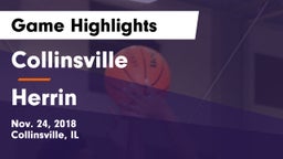 Collinsville  vs Herrin  Game Highlights - Nov. 24, 2018