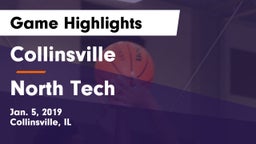 Collinsville  vs North Tech  Game Highlights - Jan. 5, 2019