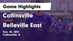 Collinsville  vs Belleville East  Game Highlights - Feb. 20, 2021