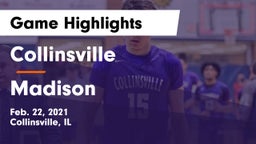 Collinsville  vs Madison Game Highlights - Feb. 22, 2021