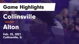 Collinsville  vs Alton  Game Highlights - Feb. 23, 2021